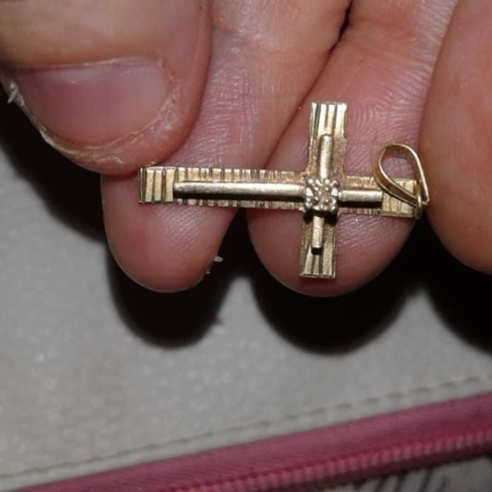 Elegant Gold Cross Pendant